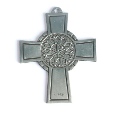 China Free Sample Europe Fashion Metal Men Pendant Necklace Pattern Cross Crafts for sale