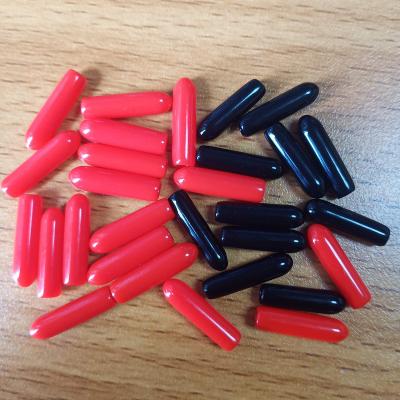 China Industry 2mm Black/Red Color PVC Protective Plug for sale