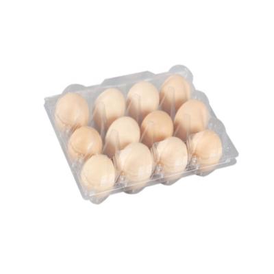 China Recycled Materials Customized Transparent Clamshell Plastic Egg Tray Cardboard for sale