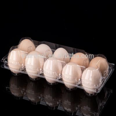 China Recycled Materials Plastic Egg Tray Cartons Packaging Egg Box Case 6 12 18 20 24 30 Holes for sale