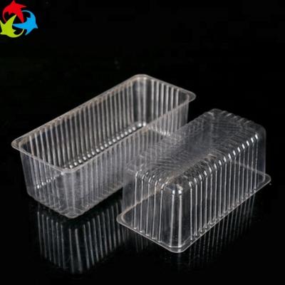 China Custom Food Grade Biodegradable Clear Biodegradable Transparent Cookie Plastic Tray for sale