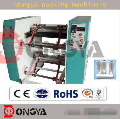 China Automatic Cling Film Making Machine / Plastic Film Slitting Machine High Precision for sale