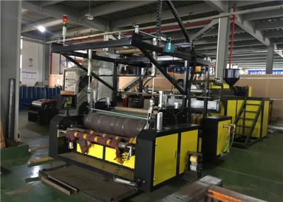 China Automatic Stretch Film Machine , PVC Stretch Cling Film Wrapping Making Machine for sale