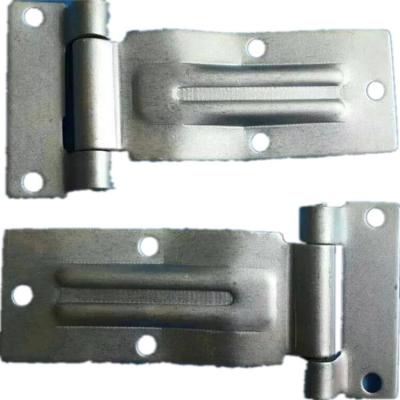 China Custom Container OEM ODM Metal Stamping Stainless Steel Refrigerated Container Truck Van Door Hinge for sale