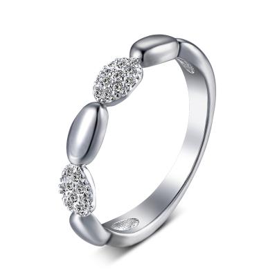 China Odm/OEM Romantic Cost Effective Wedding Rings 925 Sterling Silver Engagement Ring for sale