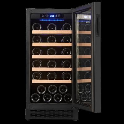 China Household Wine Refrigerator Integrated Compressor Small Size 30 Cooling Bottles SRW-28S for sale