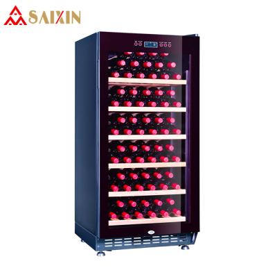 China single zone SAIXIN SRT-68 188L 70 bottle cellar for sale