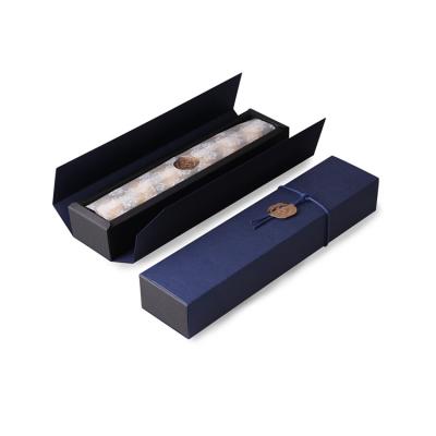 China Recycled Materials Wholesale Luxury Type Empty Folding Gift Chocolate Packaging Drawer Box for sale