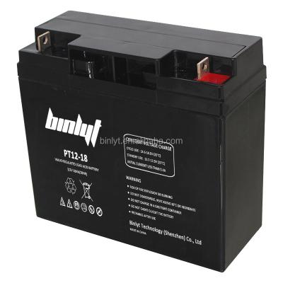 China UPS 12v 18ah 20hr Rechargeable Battery AGM Ups Battery for sale