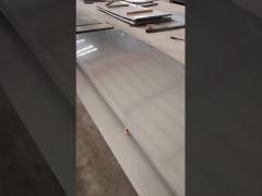 Long stainless steel plate