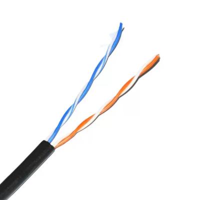 Κίνα 2 ζευγάρια 24AWG 1000ft εξωτερικό καλώδιο Cat5e, εσωτερική ταχύτητα καλωδίων Cat5e δικτύων προς πώληση