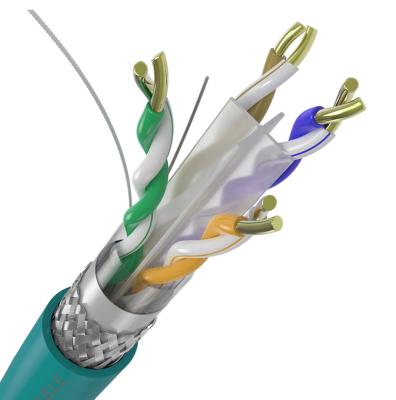 China LSZH 23AWG Cat6 protegió el cobre desnudo puro del alto rendimiento del cable STP SSTP en venta