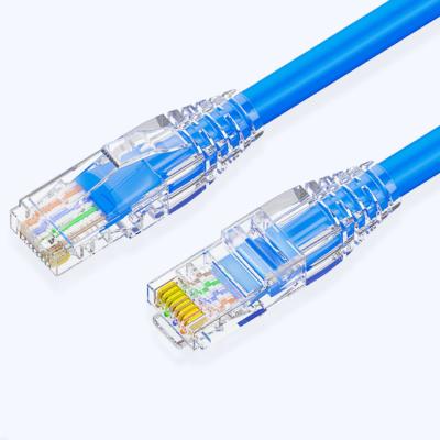 중국 100W PoE+ RJ45 케이블 이더넷 Cat6, 푸른 Cat6 기가비트 Ethernet 케이블 판매용