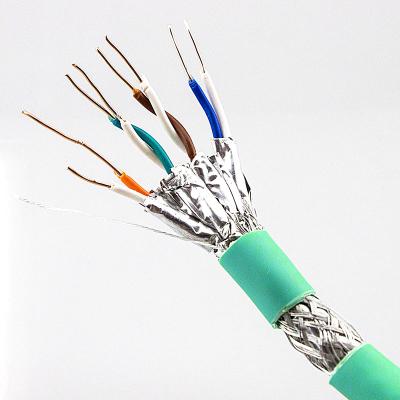 중국 23AWG 네트워크 Cat6a 랜 케이블 이중 실드 STP SFTP 이더넷 판매용