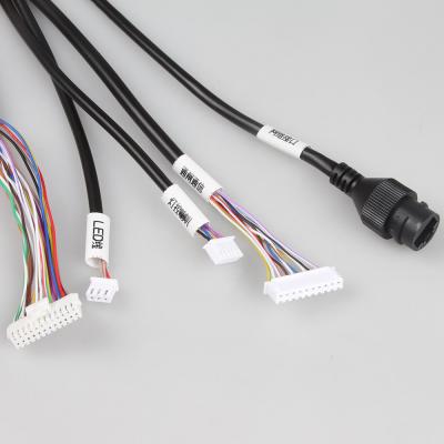 China Stabiler industrieller Kabelbaum wasserdichtes PHB 2x12 ODM zu RJ45+ XH2.54 zu verkaufen