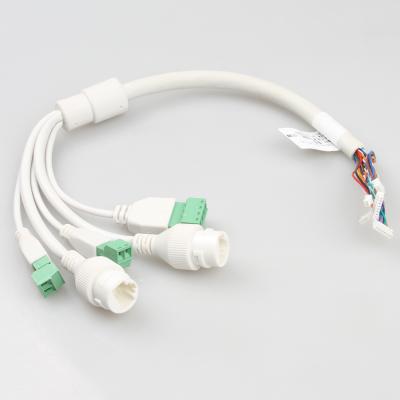 China Schwarzer Vielzweckstall Ethernet-Kamera-Lan Cables RJ45+3.81 zu verkaufen