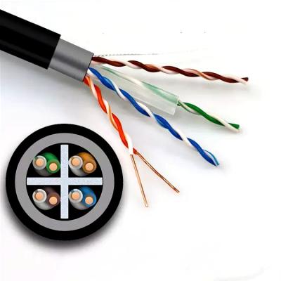 Chine Cuivre pur de double réseau de la gaine Cat6 Lan Cable UTP pour extérieur à vendre