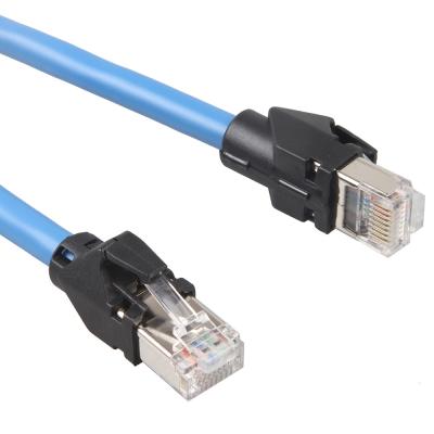 China Cat6as/ftp Ethernet Kabel 6 RJ45-de Keten van de het Flard van de Industriële Belemmering van het Netwerkkoord Netwerkvoet Kabel Te koop