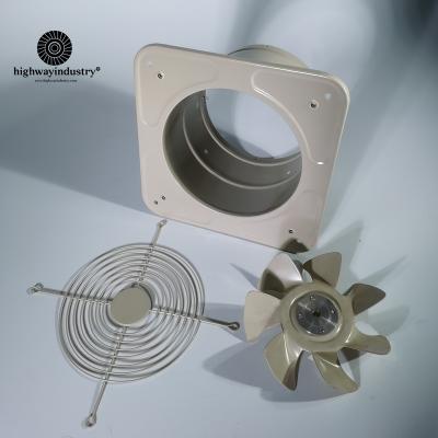 China Bathroom or others Highway White Metal Duct Bathroom Exhaust Cooling Fan Hardware Accessories for sale