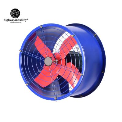 China Bathroom Road 300mm Blue Electric Wall Mounted Industrial Exhaust Axial Fan for sale