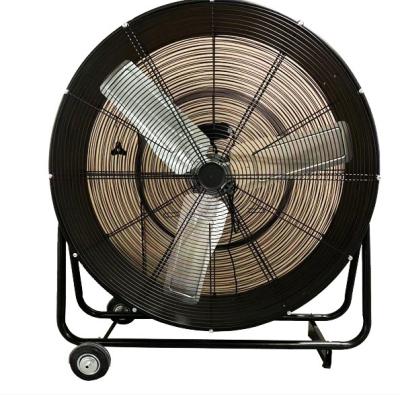 China Factory Road 24 Inch Heavy Duty Factory Farm Gym Industrial Belt-Drive Ventilation Drum Fans for sale