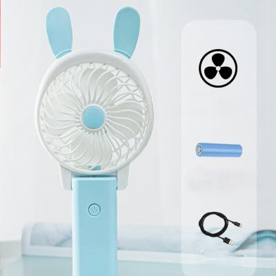 China Multicolor Cat Hand-Held Desktop Fans Battery Portable Fans Outdoor Mini Electric Fan USB Ventilation Fan for sale