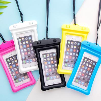 China Lightweight Universal Water Proof Waterproof Bag Mobile Phone Case Cover ForiPhone 12 11 pro 8 7 Max Swimming Bags Waterproof Phone Case for sale