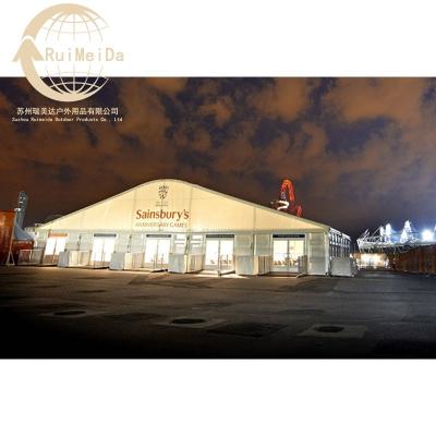 China Exterior used; warehouse tent; Industrial Workshop Tent 40x40 Heavy Duty Modular Fire Retardant Large Industrial Warehouse Tent For Storage for sale