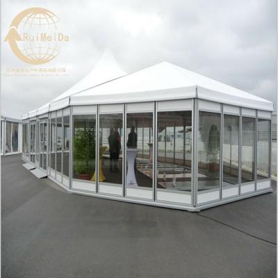 China Outdoor Event Customized Waterproof Clear Large Roof Transparent Tent With Door For Sale for sale