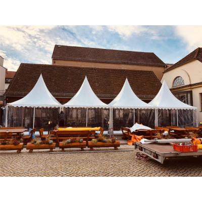 China 3x3 5x5 6x6 Outdoor Event Steel Aluminum PVC White Pagoda Marquee Tent For Sale for sale