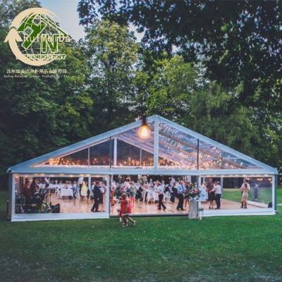 China Outdoor activities; Marriage ; Outdoor Transparent Party 200 People Aluminum Frame Marquee Event Party Tent For Wedding And Celebration for sale