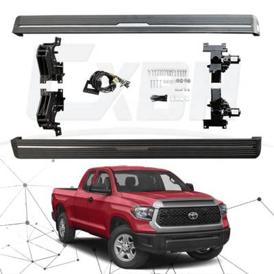 China Factory-direct Car Auto Electric Pedal Side Step Automatic Running Tips For Toyota Tundra 2016-2019 for sale