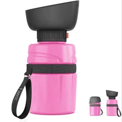 China New type sustainable soft ABS silicone dog travel water bottle, portable pet water bottle for sale