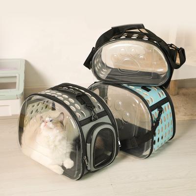 China Hot Selling Breathable Cat Transparent Bag Pet Bag Backpack Pet Carrier Bag For Outdoor for sale