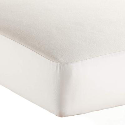 China Waterproof Plain OEM Cotton Fabric Quilting Organic Crib Mattress Protector for sale