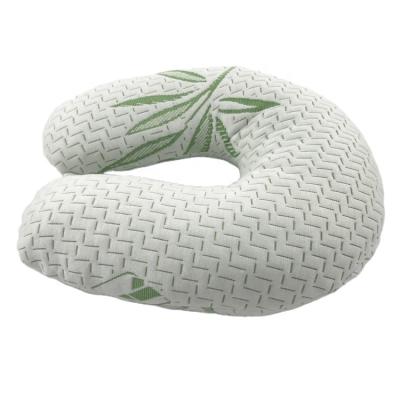 China 2021 Anti Dust Mites Bamboo Personalized Travel Neck Pillow Car Neck Rest Pillow for sale