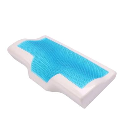 China New Slow Bound Anti Dust Mite Butterfly Memory Foam Pillow Memory Foam Gel Bound Cooling Pillow for sale