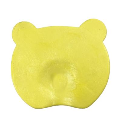 China Amazon Best Selling Anti-Static Bear Shape Baby Memory Foam Pillow For Sleeping Baby Infant Flat Head for sale