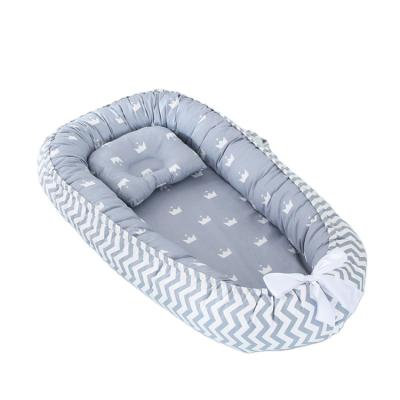 China Modern Prevent Baby Pillow Toddler Bed Flat Mattress Newborn Sleeper Nest for sale