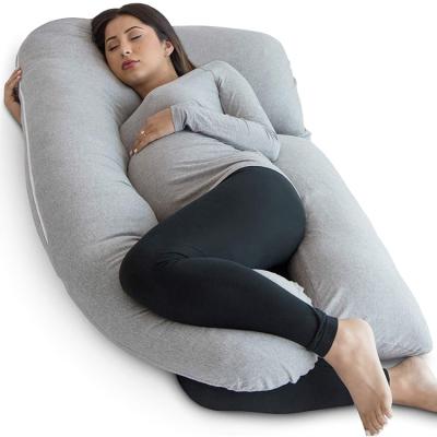 China Anti-static Memory Foam U Shaped Pillow Full Body Pregnancy Pillow For Maternity Support for sale