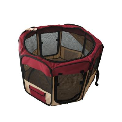 China Foldable Dogs 8 Panels Pet Kennel For Dog for sale