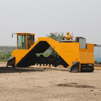 China Composting Equipment CE Approved EU Standard Organic Waste Compost Fertilizer Machine Compost Windrow Turner for sale