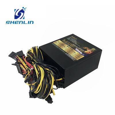 China Stable 12V DC output 16 PSU 6pin 2Connectors Power Supply 2000W 1800w 4U 165*150*85mm for sale