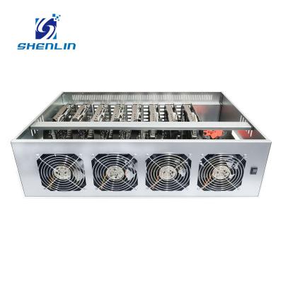 China With Fan 8 Cards Rig For RTX3060x8 Does Not Include Graphics Cards 847/B75/B85 8 Cards Computer Case for sale