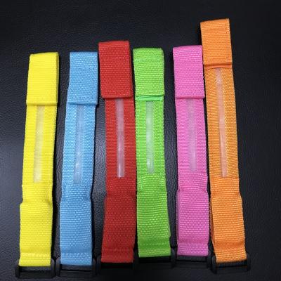 China Reflective Material High Quality Glow In The Dark LED Armband For Running / Cycling for sale