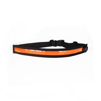 China New Product Adult Outdoor Led Flashing Belt Running Support Belt For Sports for sale