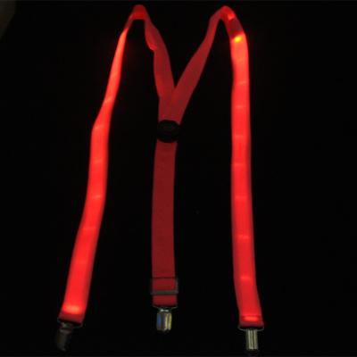 China New design good quality white LED suspender for men FFS01 for sale