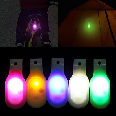 China Silicone Factory Supplier OEM Price Silicone Clip On Strobe Camping Bike Tail Working Recycling Warning Light Led Safety Light Magnetic Type for sale