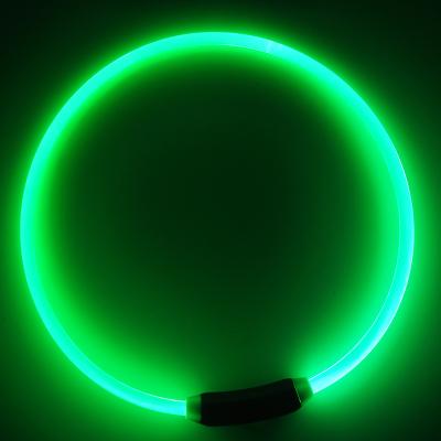 China Hot Sale LED Pet Collar Lights Factory Direct Flashing Glowing Dog Collar For Safety Walking Pet And Against Pet Line Of Sight for sale