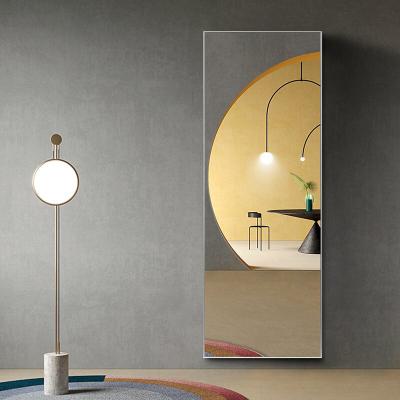 China Wholesale Modern Large Metal Frame Mirror Full Length Dressing Floor Home Makeup Position Mirror for sale